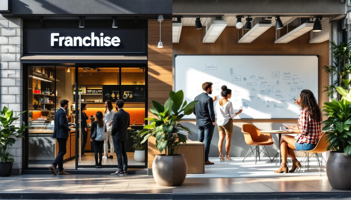 Franchise ou startup : quel modèle choisir pour réussir en affaires